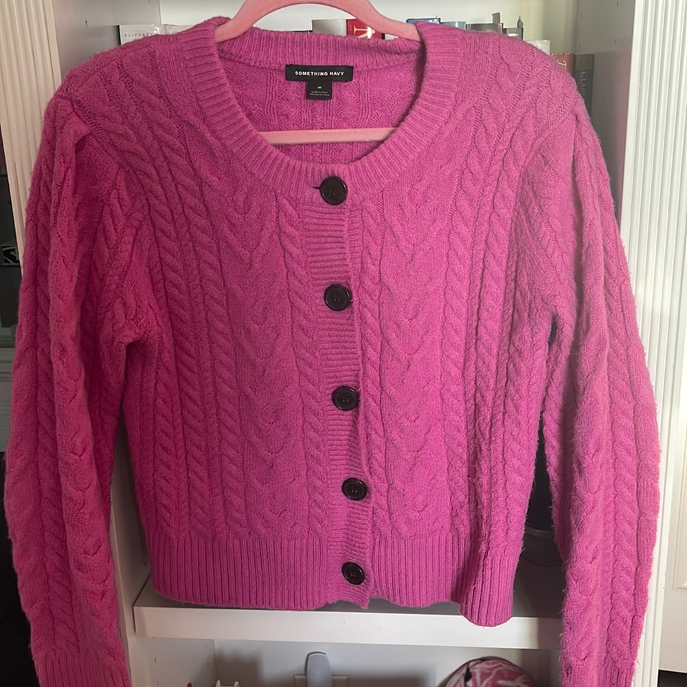 Something Navy Cardigan - image 3